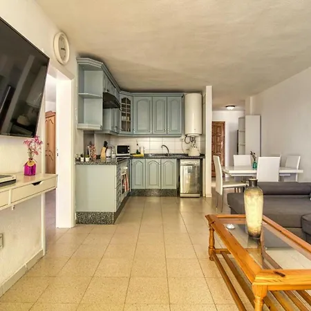 Appartamento Penthouse Con Vistas Al Mar, Terraza, Jacuzzi Y Piscina En Playa Fañabé
